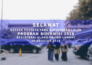Pengumuman Bidikmisi 2018