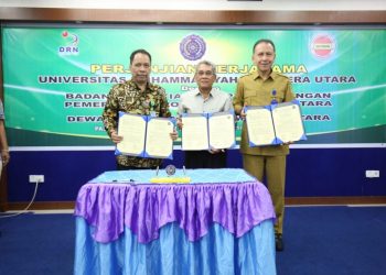 UMSU Gandeng Balitbang dan DRD Sumut Kerjasama Riset