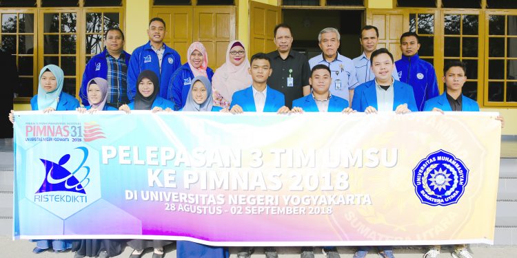Pelepasan 3 Tim UMSU ke PIMNAS 2018