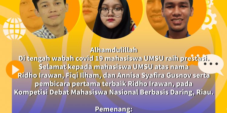 UMSU Debating Society kembali lagi JUARA