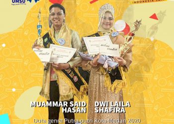 Mahasiswa/I UMSU Kembali Raih Juara Duta Genre Putra Putri Kota Medan