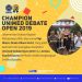 Mahasiswa UMSU Raih Juara  1 dan Grandfinalist  Pada Kompetisi “UNIMED DEBATE OPEN 2019”