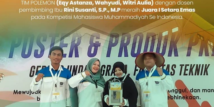 Mahasiswa UMSU Berhasil Meraih Juara I Pada Kompetisi Mahasiswa Muhammadiyah(KMM) Se-indonesia