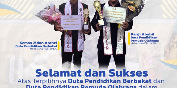 Mahasiswa UMSU Terpilih Menjadi Duta Pendidikan Berbakat dan Duta Pendidikan Pemuda Olahraga dalam Putera Puteri Pendidikan Sumatera Utara 2021