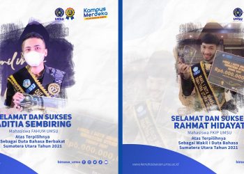 Mahasiswa UMSU Terpilih Menjadi Wakil I Duta Bahasa Sumatera Utara 2021 Dan Duta Bahasa Berbakat Sumatera Utara 2021