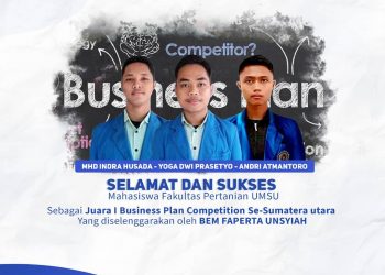 Mahasiswa UMSU Juara I Lomba Business Plan Competition Se-Sumatera