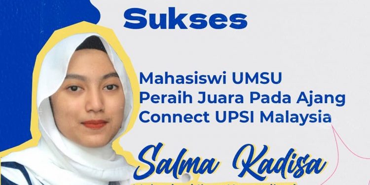 Mahasiswi Fisip UMSU Juara Pada Ajang Connect UPSI Malaysia tahun 2021