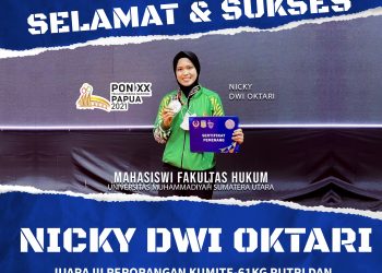 Nicky Dwi Oktari, Atlet Karate Mahasiswi Fakultas Hukum UMSU Raih 2 Medali di PON XX Papua