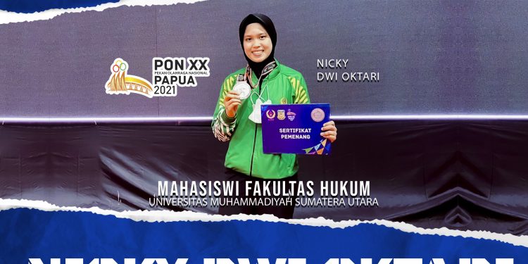 Nicky Dwi Oktari, Atlet Karate Mahasiswi Fakultas Hukum UMSU Raih 2 Medali di PON XX Papua