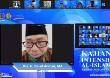Mahasiswa UMSU Ikuti Kajian Intensif Al-Islam Kemuhammadiyahan(KIAM) Angkatan 2 Tahun 2021 Secara Daring