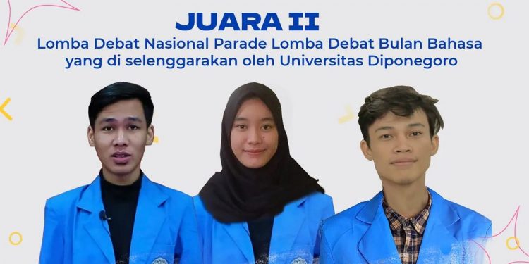 Mahasiswa UMSU Juara II Lomba Debat Nasional Parade Lomba Debat Bulan Bahasa