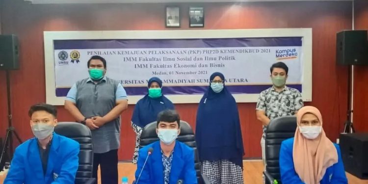 Tim Mahasiswa UMSU Laksanakan Penilaian Kemajuan Pelaksanaan(PKP) PHP2D KEMDIKBUD RISTEK