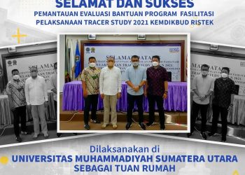 UMSU menjadi Tuan Rumah Pemantauan Evaluasi Bantuan Program Fasilitasi Pelaksanaan Tracer Study 2021 KEMDIKBUD RISTEK