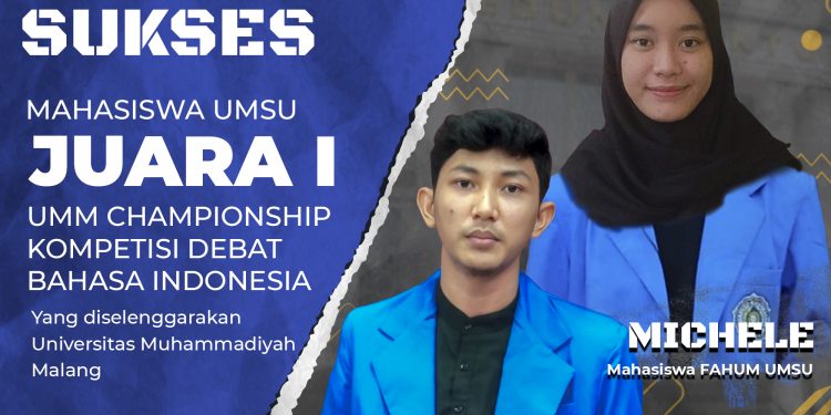 Mahasiswa UMSU Berhasil Meraih Juara I Kompetisi Debat Nasional UMM Championship 2021