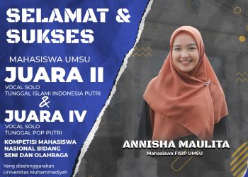 Mahasiswa UMSU Juara Kompetisi Mahasiswa Nasional Bidang Seni dan Olahraga (KOMNAS SENIOR)
