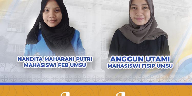 Mahasiswa UMSU Juara I Kompetisi Lomba Debat Bahasa Indonesia Mahasiswa Nasional Universitas Hangtuah 2022