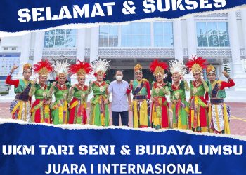 UKM Tari UMSU Raih Juara 1 Folklore Dance di Festival International Italy