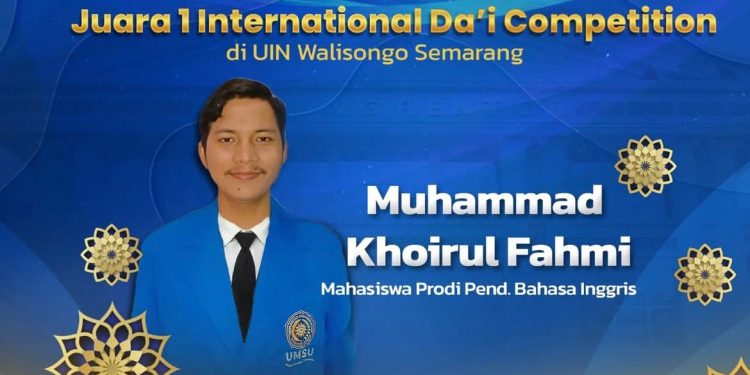 Mahasiswa UMSU Juara 1 International Da’i Competition