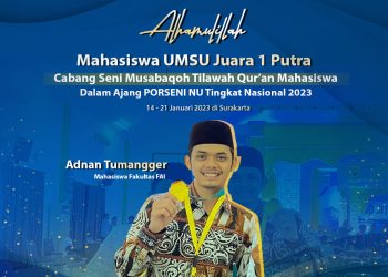Mahasiswa UMSU Juara 1 Putra di PORSENI NU Tingkat Nasional 2023