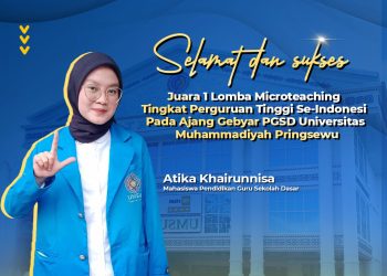 Mahasiswa UMSU juara 1 Microteaching Tingkat Perguruan Tinggi Se-Indonesia