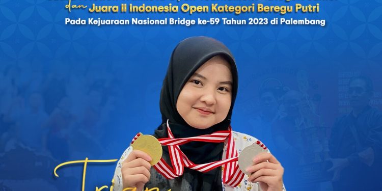 Mahasiswa UMSU  Cetak 2 Medali Sekaligus Pada  Kejuaraan Nasional Bridge ke-59 2023