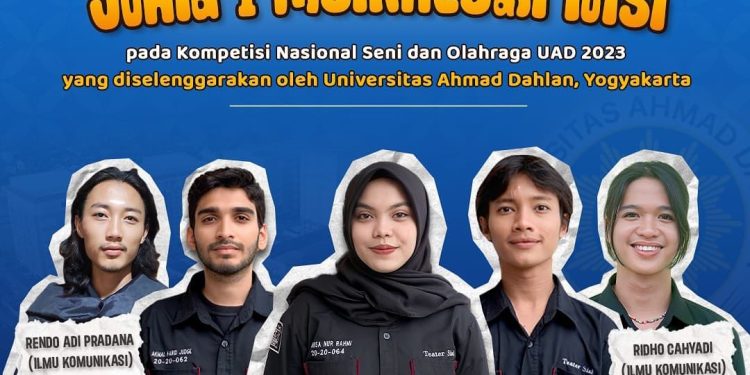 Kembali, Mahasiswa Umsu Juara 1 Musikalisasi Puisi Pada KOMNAS SENIOR 2023