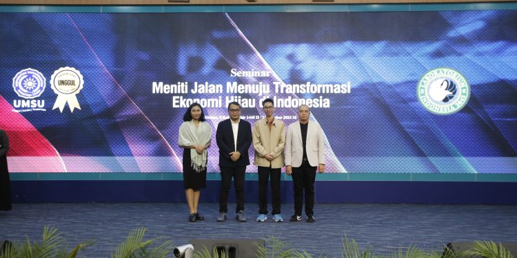 Bahas Topik Transformasi Ekonomi Hijau, UMSU dan Lab 45 Gelar Seminar Nasional