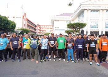 Milad Ke- 67,UMSU dan LPO PWM Sumut Ajak Hidup Sehat Melalui Family Run