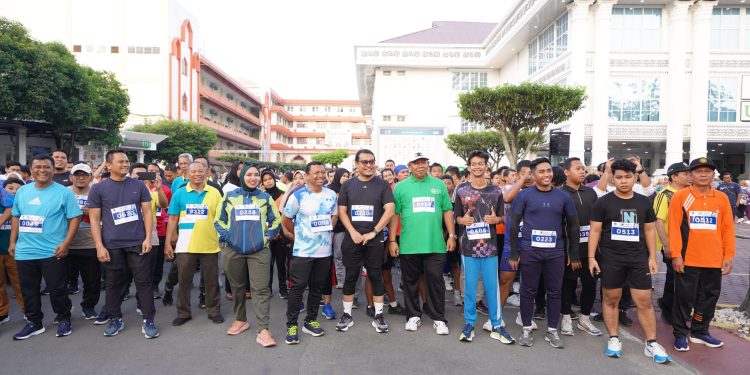 Milad Ke- 67,UMSU dan LPO PWM Sumut Ajak Hidup Sehat Melalui Family Run