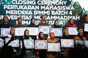 parade budaya oleh mahasiswa PMM Inbound Bacth 4