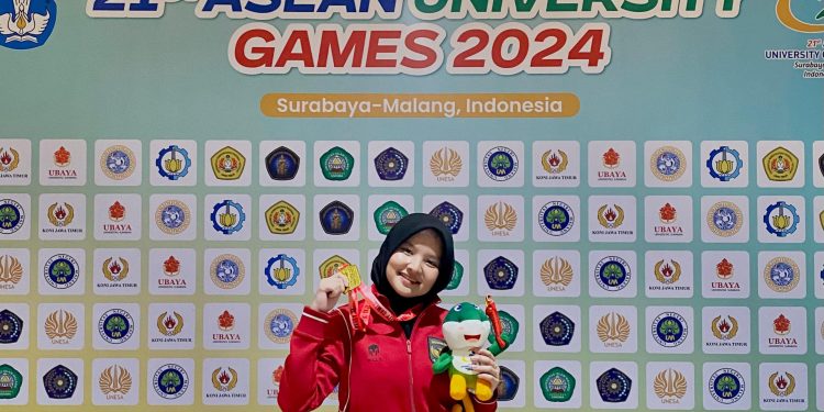 Atlit Bridge UMSU Sabet Medali Emas di ASEAN University Games  2024