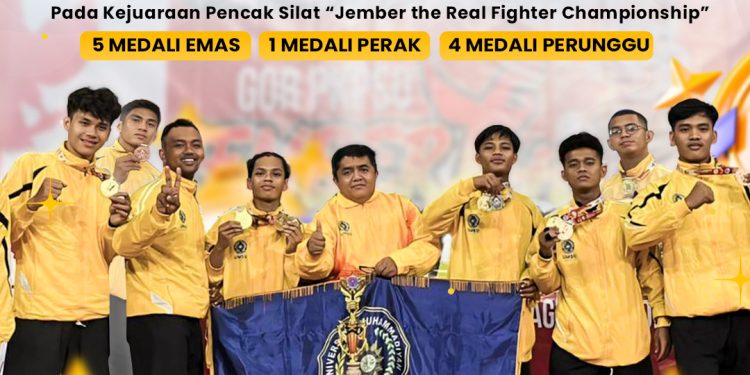 Atlet Pencak Silat UMSU Raih Juara II Umum  Pada Ajang Jember  Championship