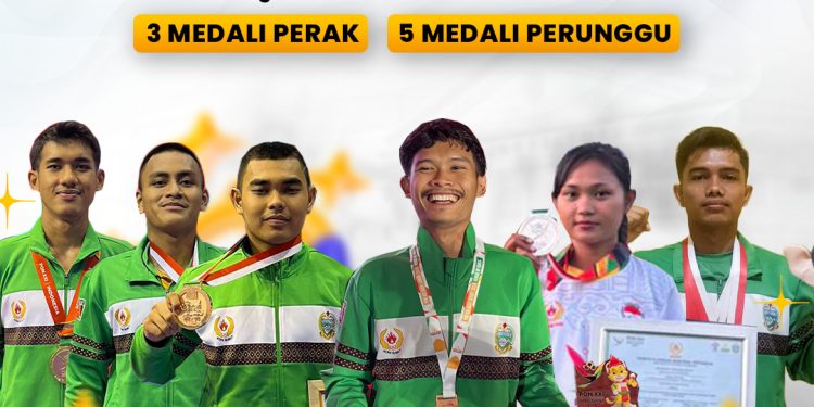 Mahasiswa Atlet UMSU Boyong 8 Medali PON XXI Aceh-Sumut 2024
