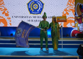 PIMNAS Ke-37: Enam Kontingen UMSU Warnai Pembukaan di Surabaya