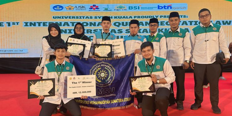 Kontingen UMSU Raih Juara II Umum Pada Ajang The First International Qur’an Recitation Award 2024