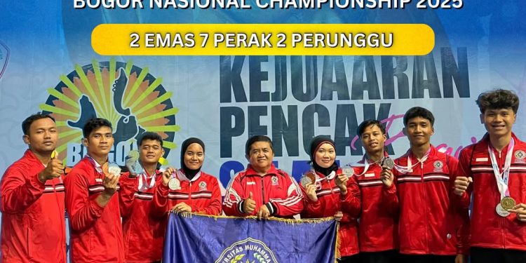 Atlet UMSU Borong 11 Medali pada Kejuaraan Bogor Nasional Championship 2025