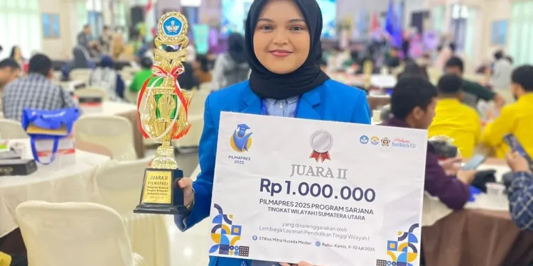 Mahasiswi UMSU Raih Juara II PILMAPRES 2025 LLDIKTI Wilayah I Sumut