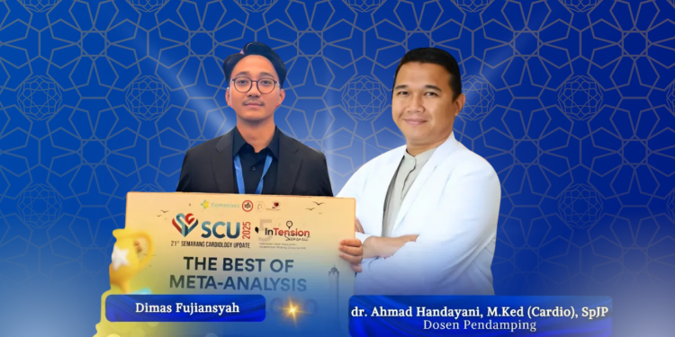 Mahasiswa FK UMSU Raih Penghargaan The Best of Meta-Analysis di Semarang Cardiology Update 2025