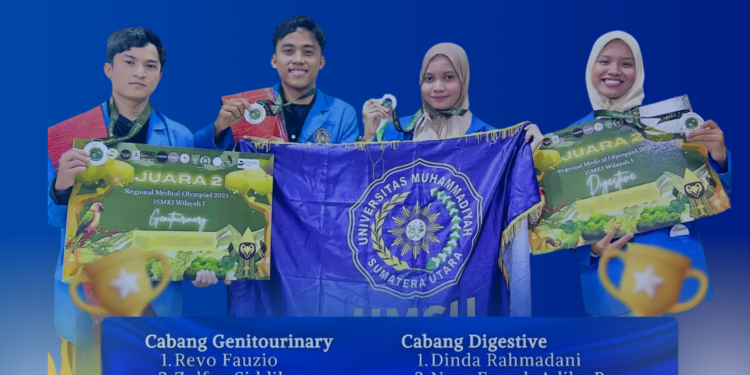 Mahasiswa FKIK UMSU Raih Prestasi di Regional Medical Olympiad 2025