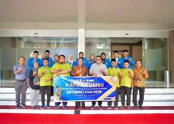 Rektor UMSU Lepas Kontingen MTQMN XVIII 2025