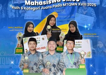 Mahasiswa UMSU Raih Enam Penghargaan di MTQMN XVIII 2025 di Kalimantan Selatan