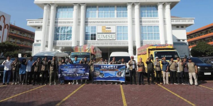UMSU Bersama PTM Berkolaborasi dalam Distribusi Bantuan Tanggap Darurat Aceh Tamiang