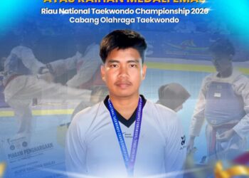 Mahasiswa FIKTI UMSU Raih Emas di Riau National Taekwondo Championship 2026