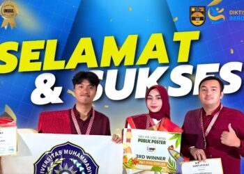 Mahasiswa FKIK UMSU Sabet Juara Poster Publik di SRF FK USU 2026