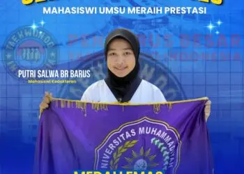 Mahasiswi UMSU Raih Medali Emas di Ajang Internasional Taekwondo 2026