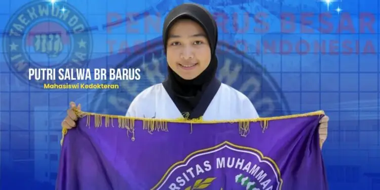 Mahasiswi UMSU Raih Medali Emas di Ajang Internasional Taekwondo 2026