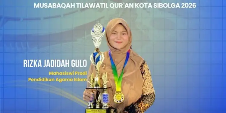 Mahasiswi UMSU Raih Juara 1 MTQ Kota Sibolga 2026