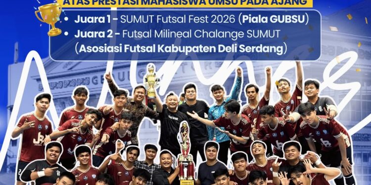 Tim Futsal UMSU Ukir Prestasi di Dua Ajang Bergengsi Sumatera Utara