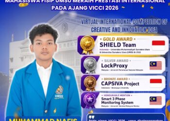 Mahasiswa FISIP UMSU Raih Prestasi Internasional di Ajang VCCI 2026