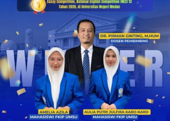 Mahasiswi FKIP UMSU Raih Juara 1 Essay Competition NEC 13 UNIMED